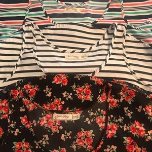 3 Tank tops, all 100% polyester.